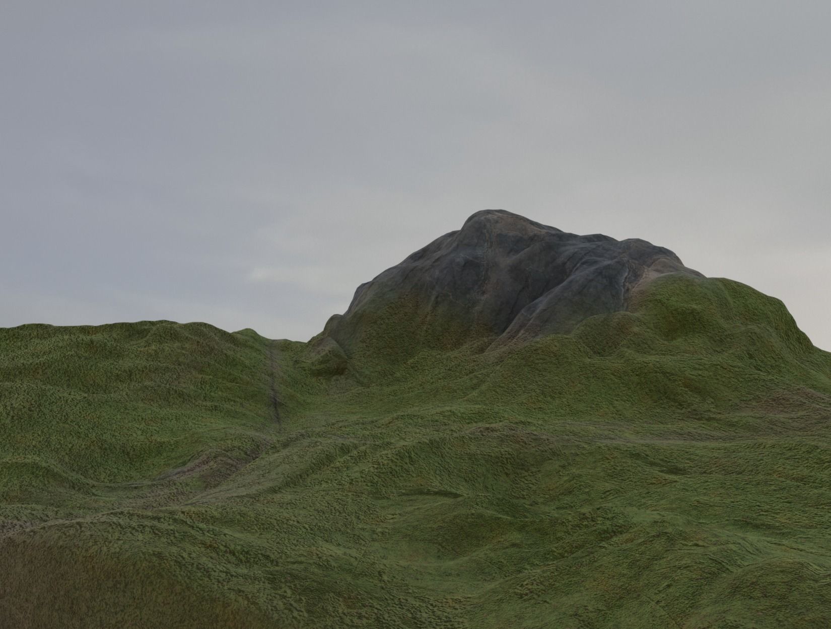 TERRAIN mountain 3D model_4