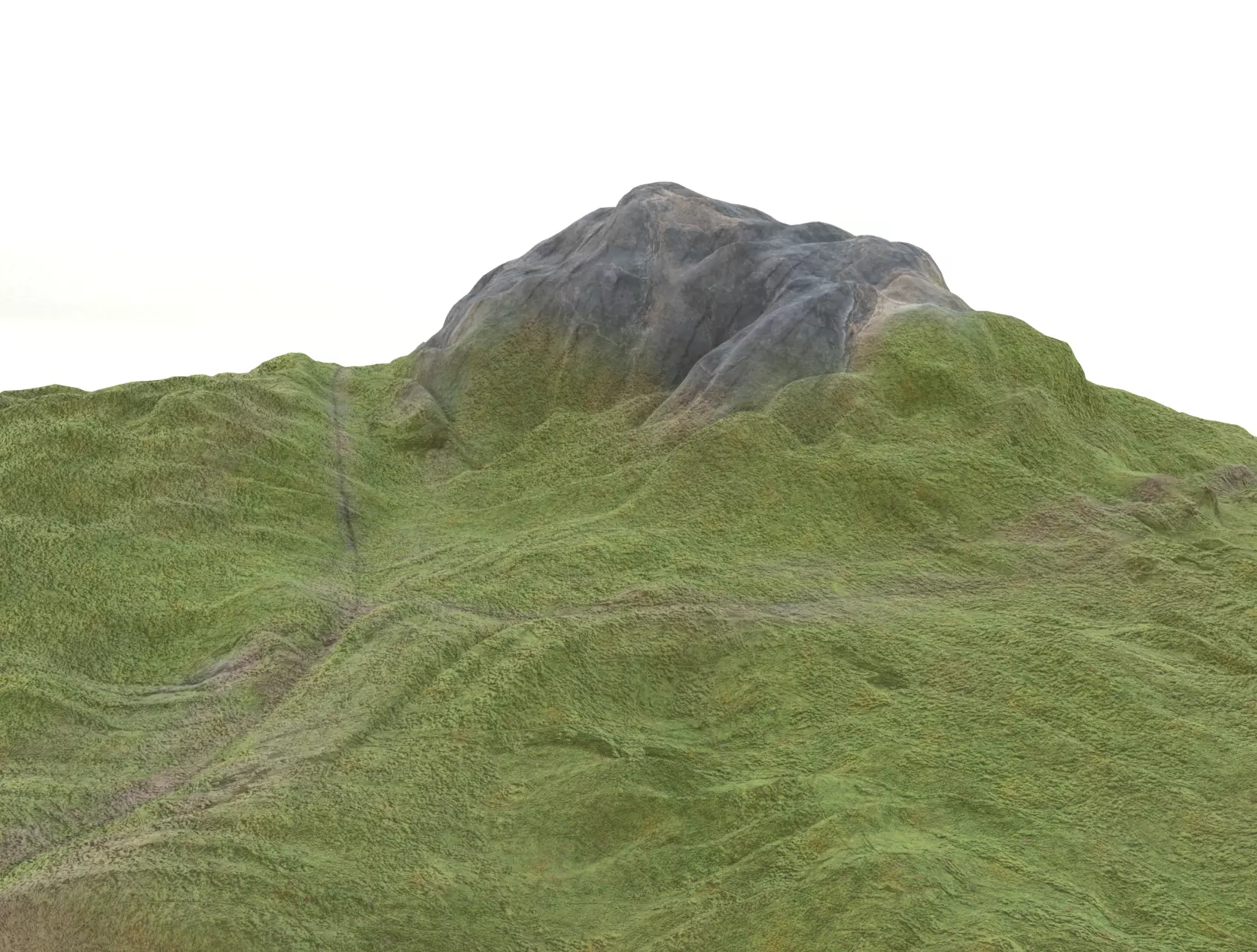 TERRAIN mountain 3D model_0