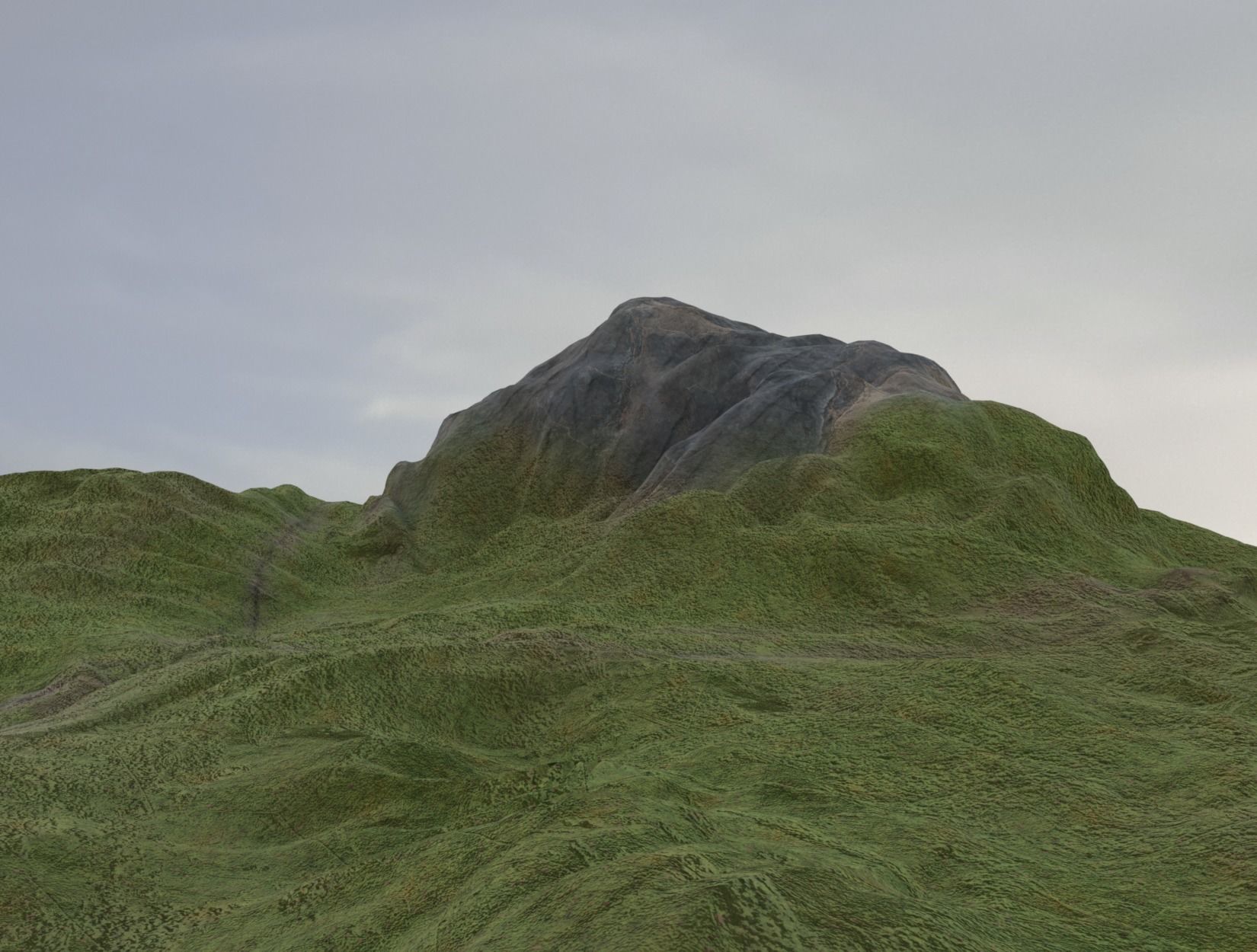 TERRAIN mountain 3D model_9