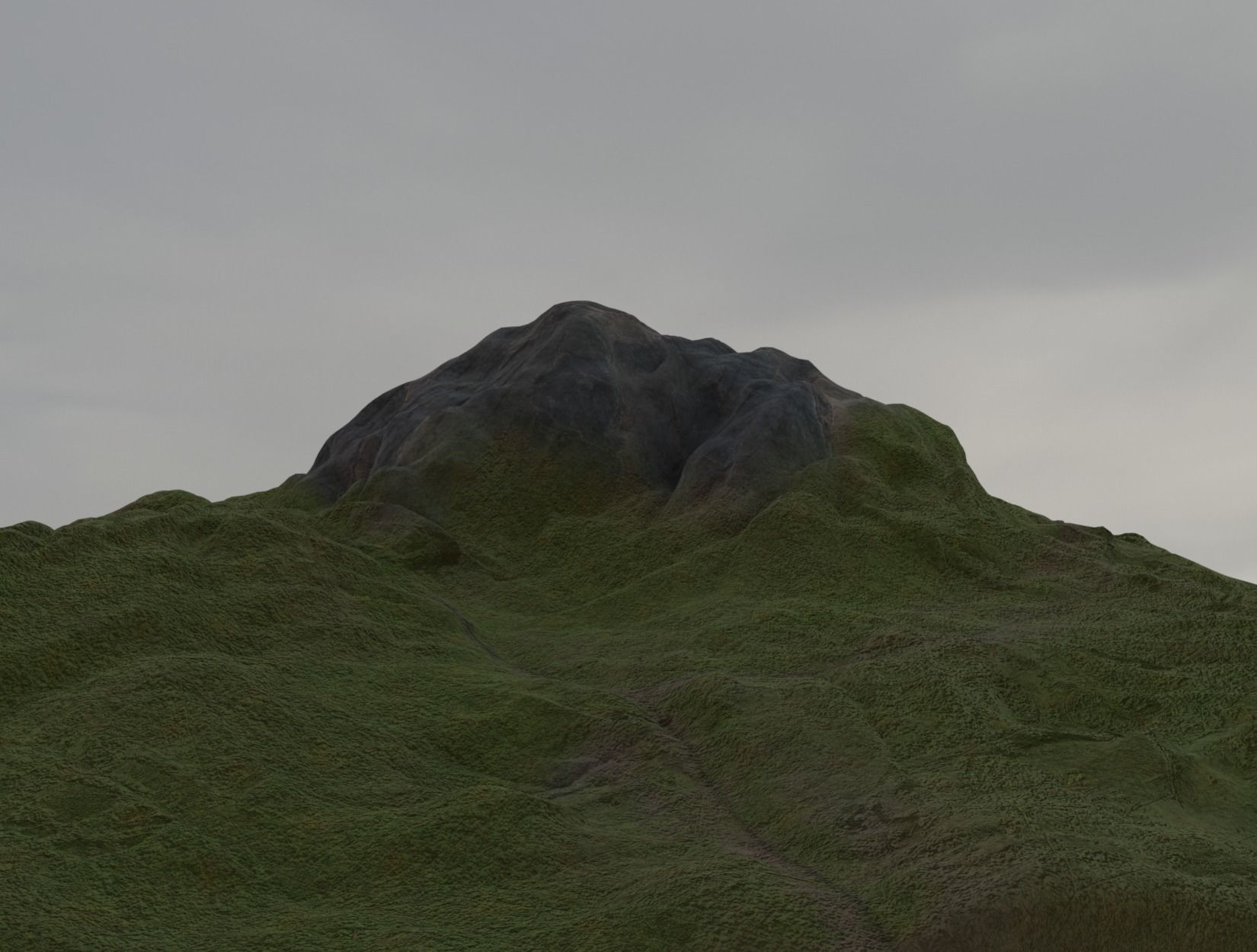 TERRAIN mountain 3D model_1