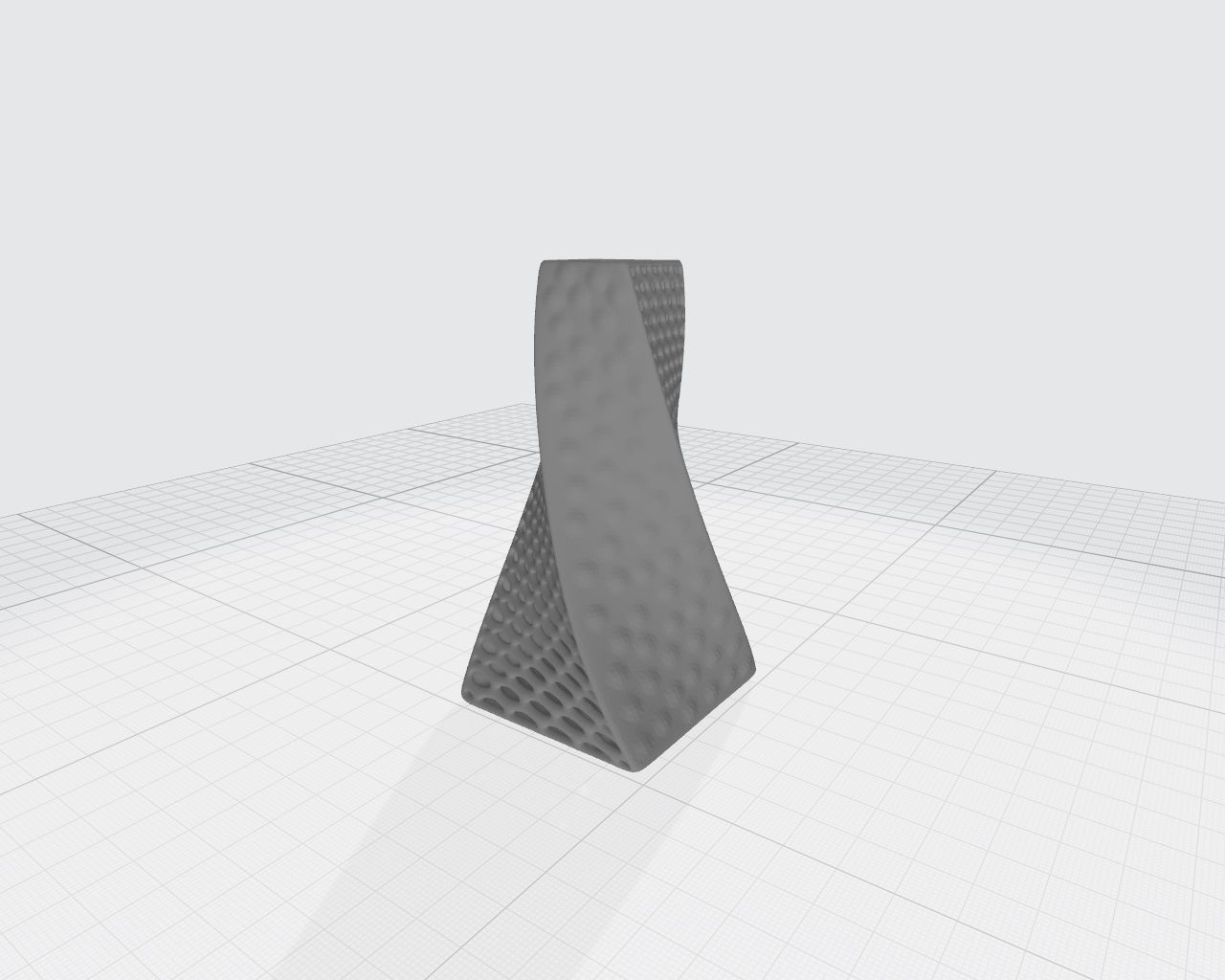 Decorative vase 3D print model_2