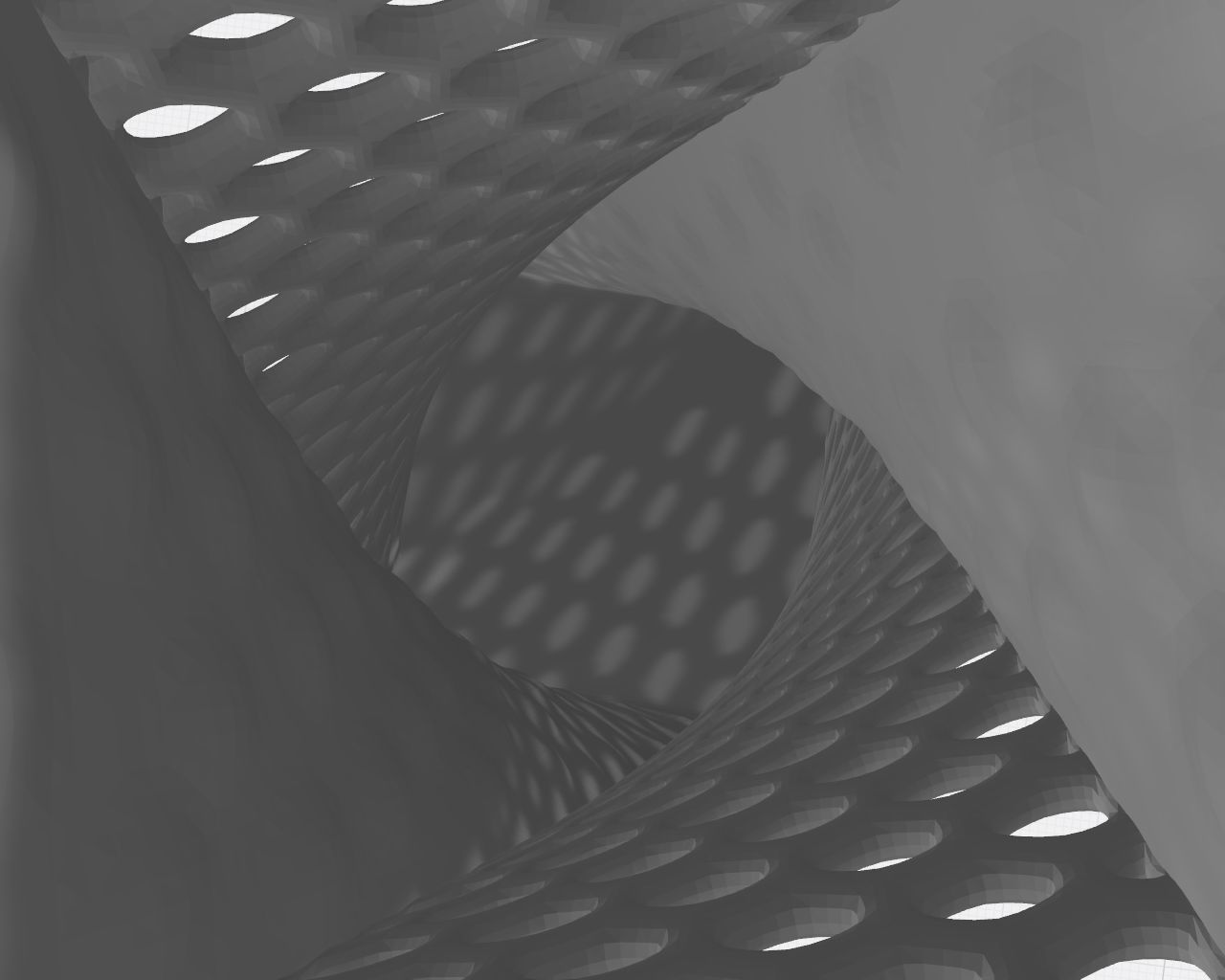 Decorative vase 3D print model_8