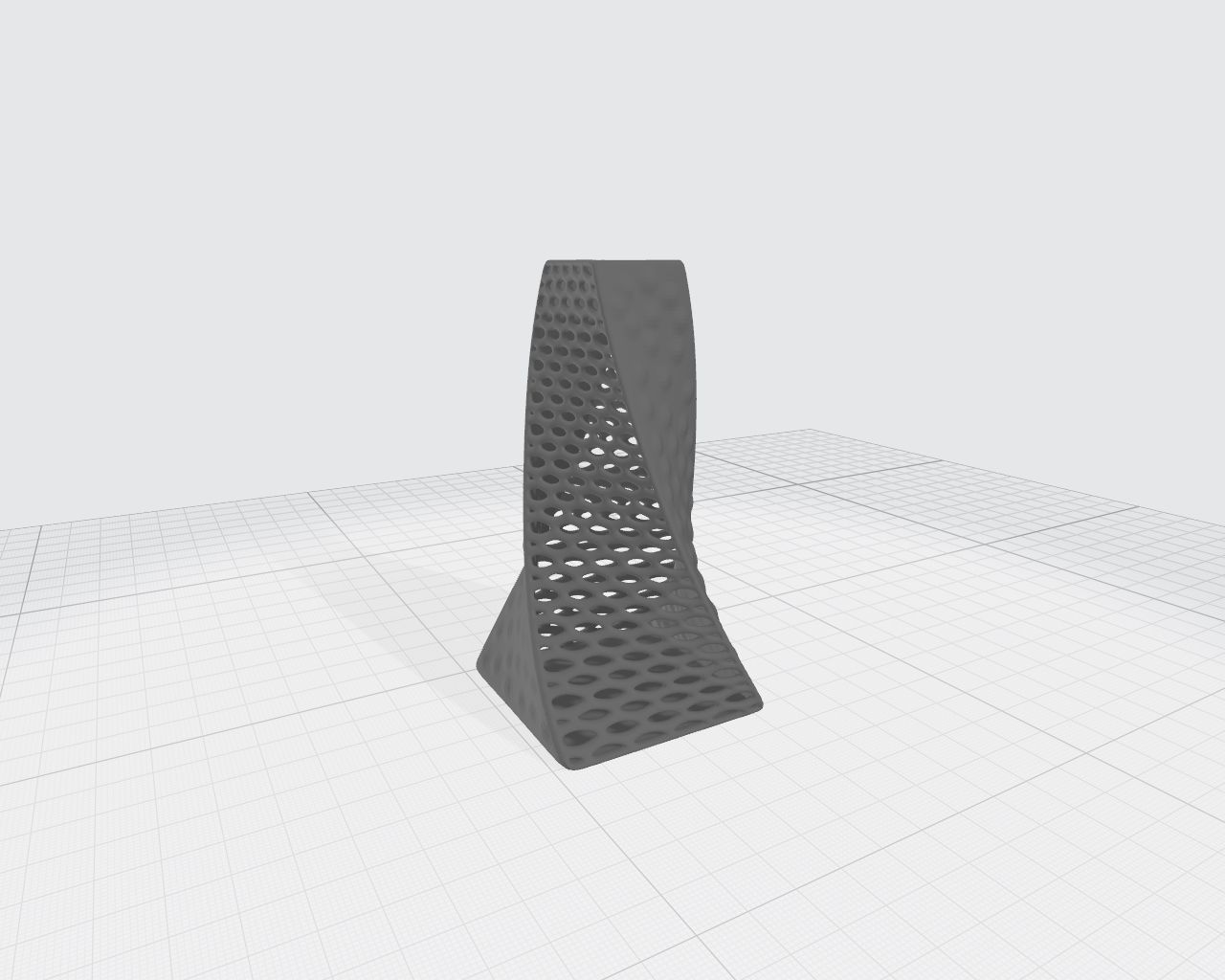 Decorative vase 3D print model_1