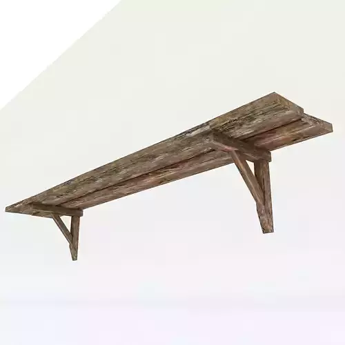 Old Wooden Shelf