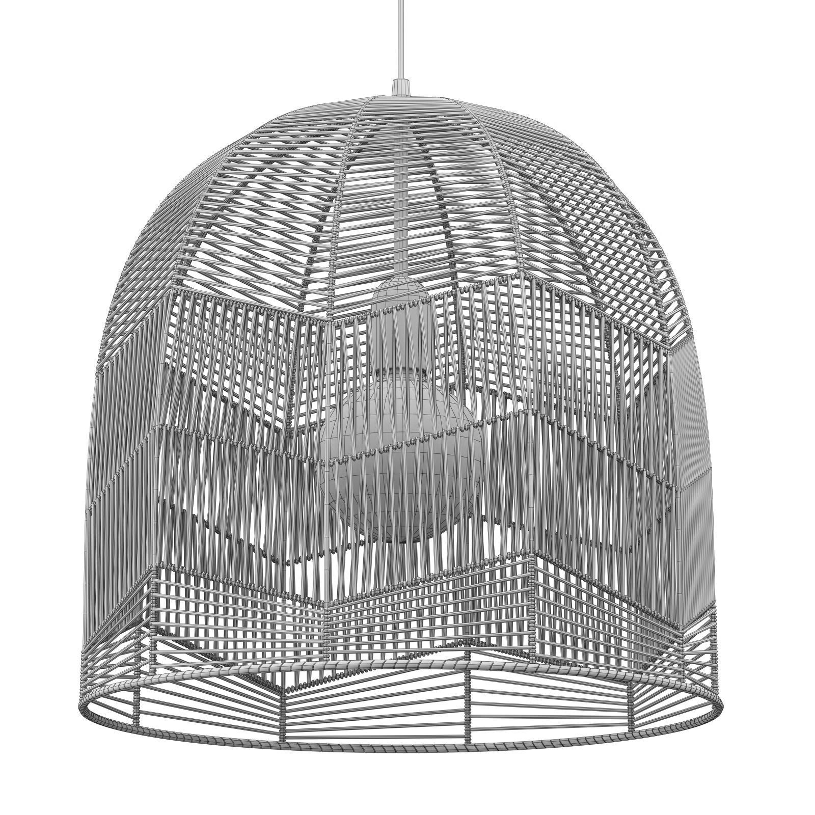 RATTAN PENDANT 01 3D model_5