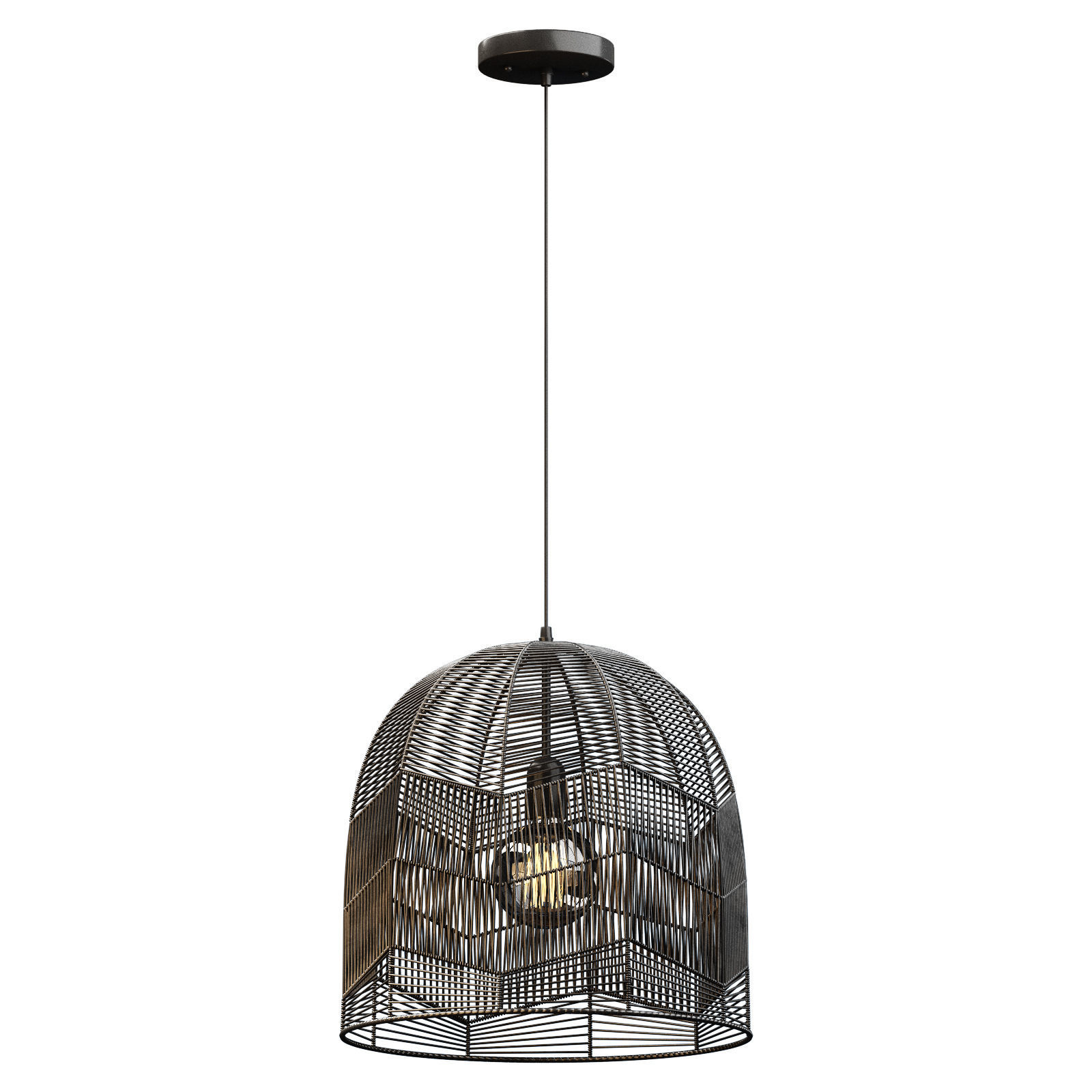 RATTAN PENDANT 01 3D model_1