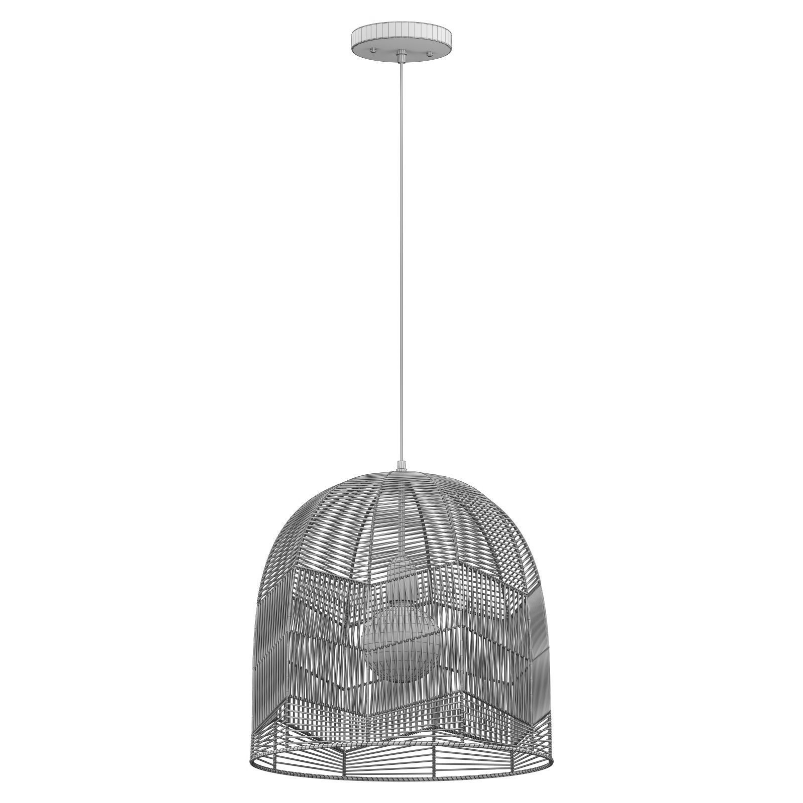 RATTAN PENDANT 01 3D model_4