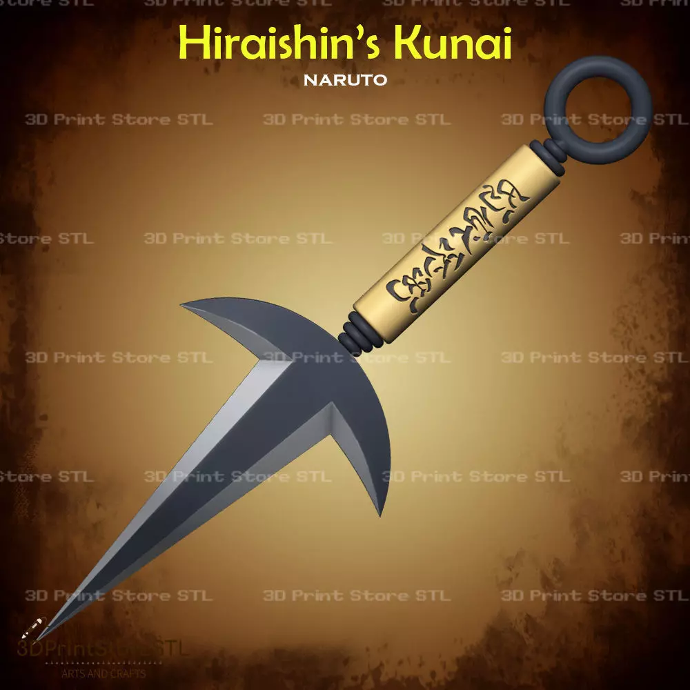 Namikaze Minato Hiraishin Kunai Cosplay Naruto - STL File 3D print model