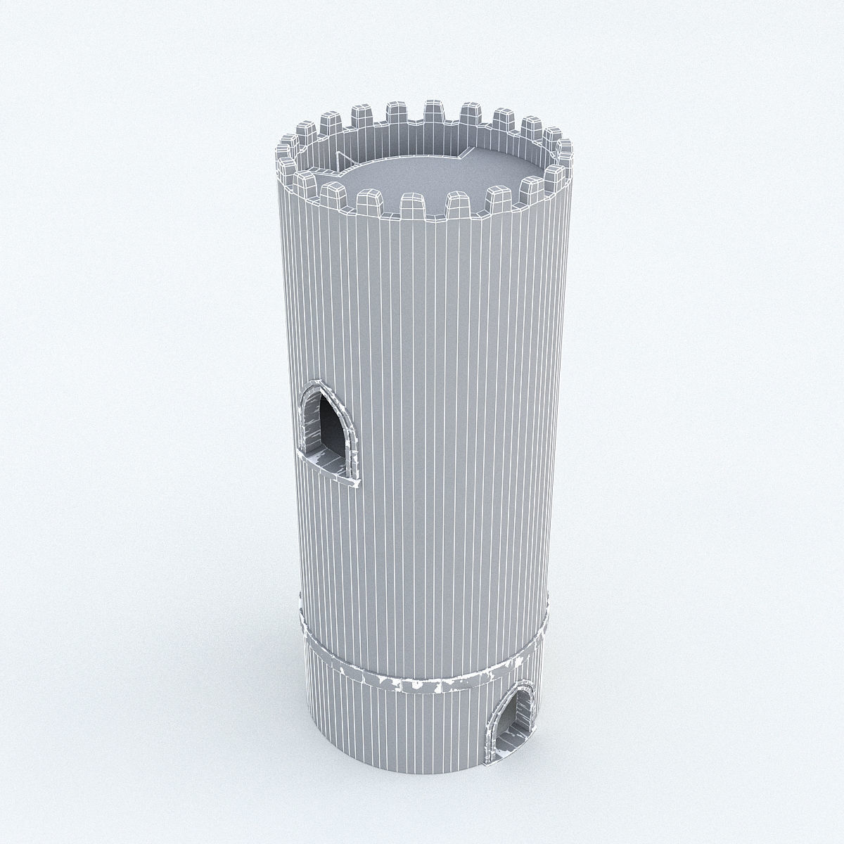 Castle pack part2 Low-poly 3D model_5