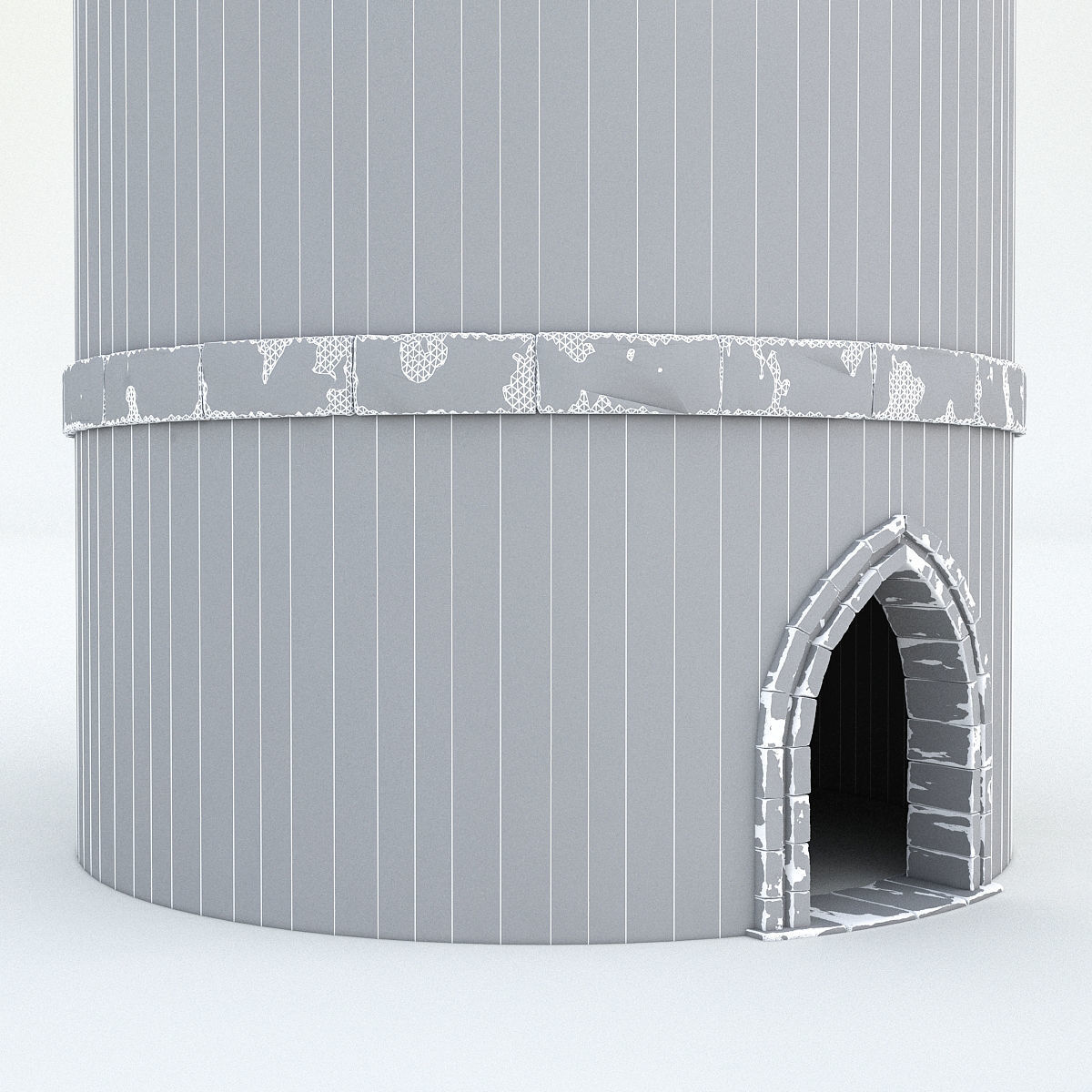 Castle pack part2 Low-poly 3D model_6