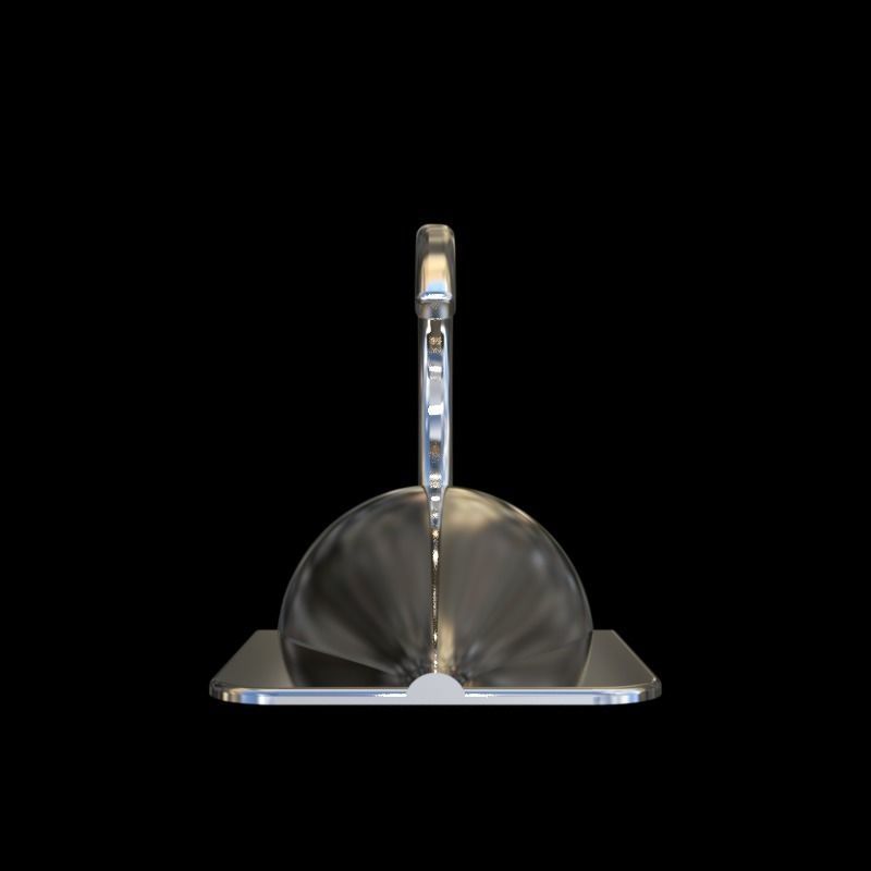 adhesive hooks for  keys 3D print model_4