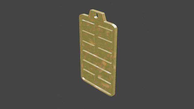 rgd sheng hexagram pendant 3D print model