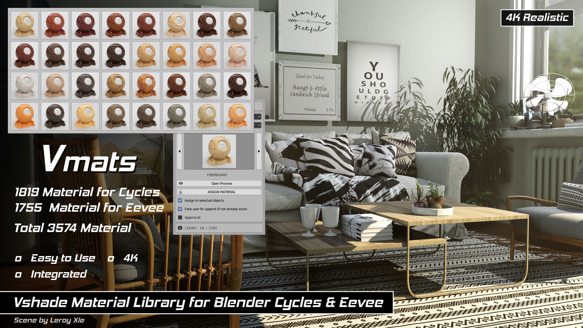 VMATS Realistic Material Library for Blender Cycles and Eevee Texture_10