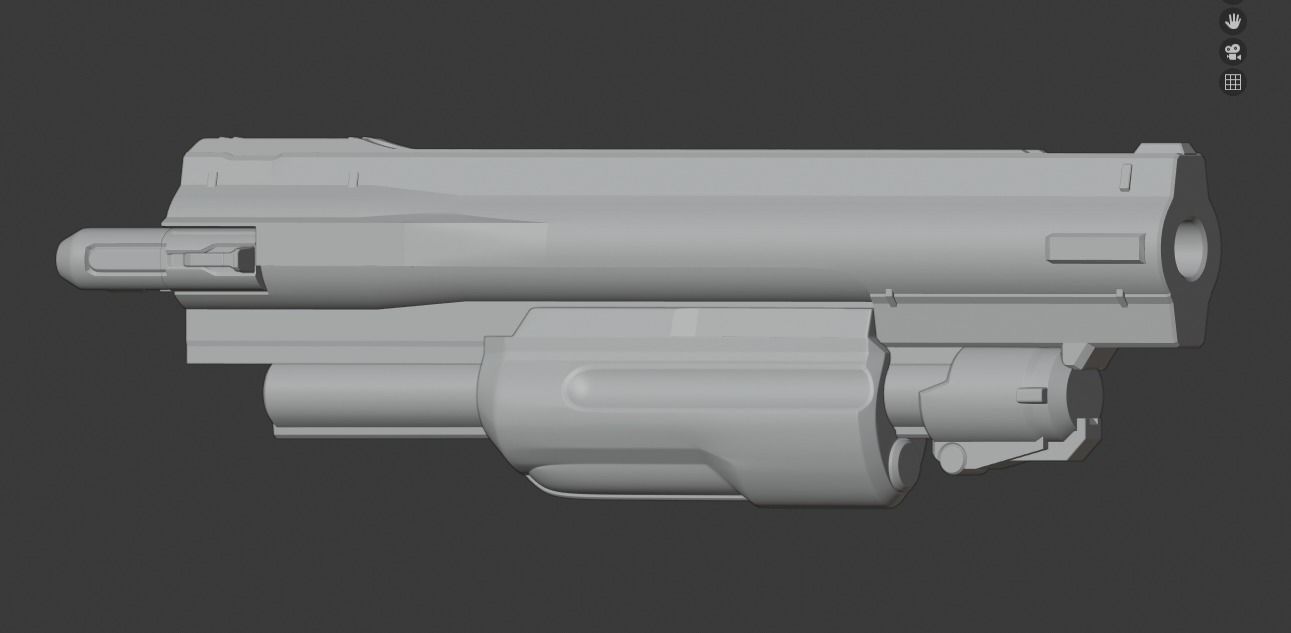 Doom Eternal Combat Shotgun 3D print model_26