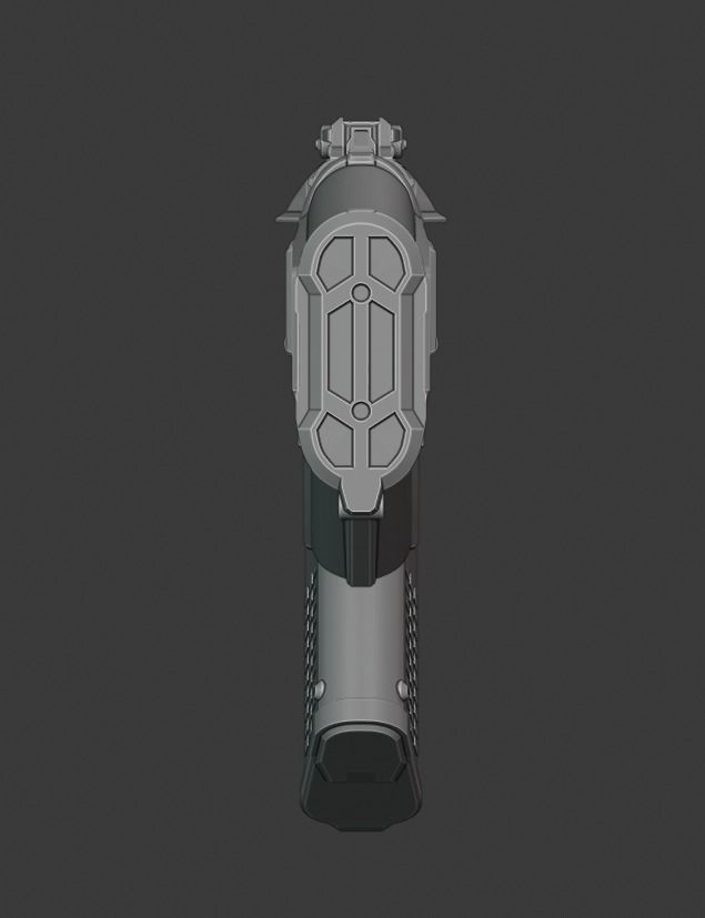 Doom Eternal Combat Shotgun 3D print model_15