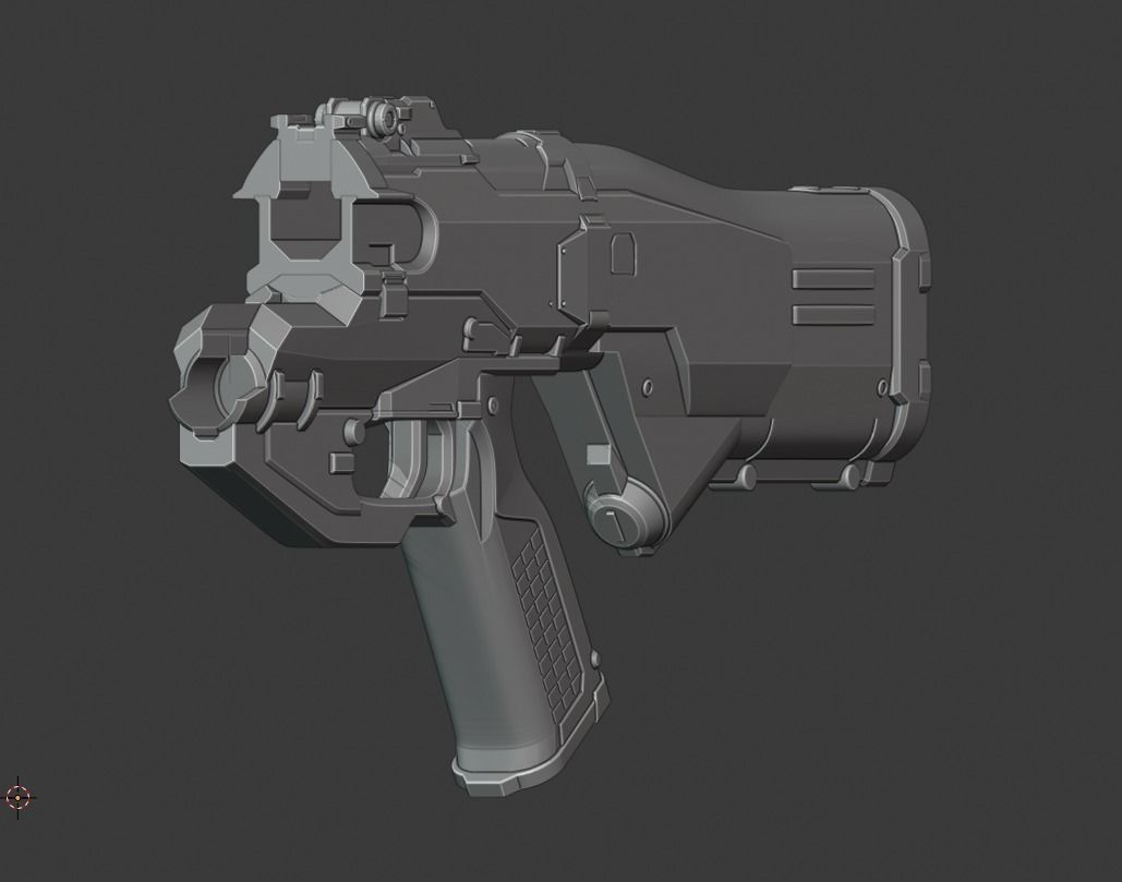 Doom Eternal Combat Shotgun 3D print model_12