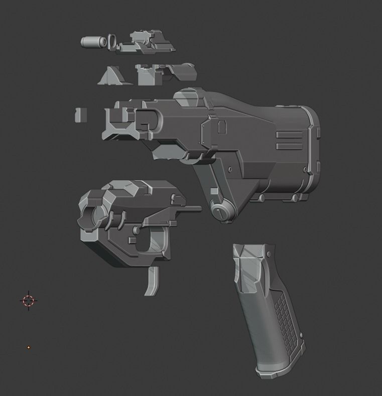 Doom Eternal Combat Shotgun 3D print model_24