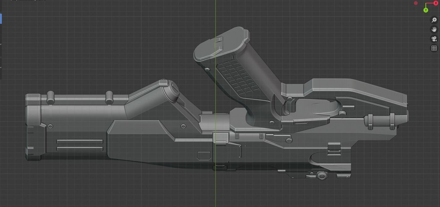 Doom Eternal Combat Shotgun 3D print model_19