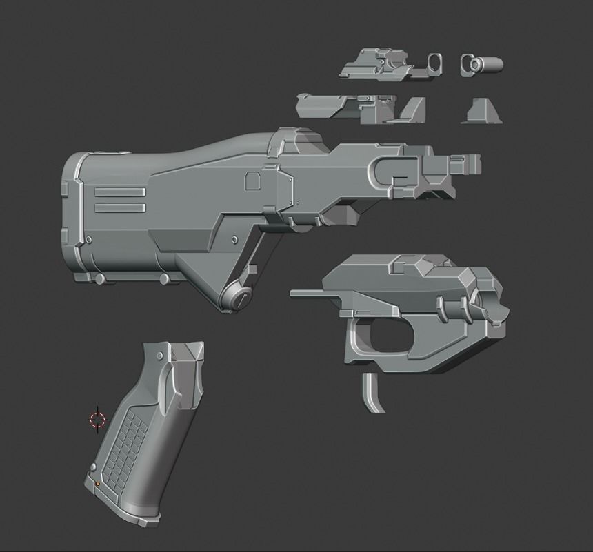 Doom Eternal Combat Shotgun 3D print model_23