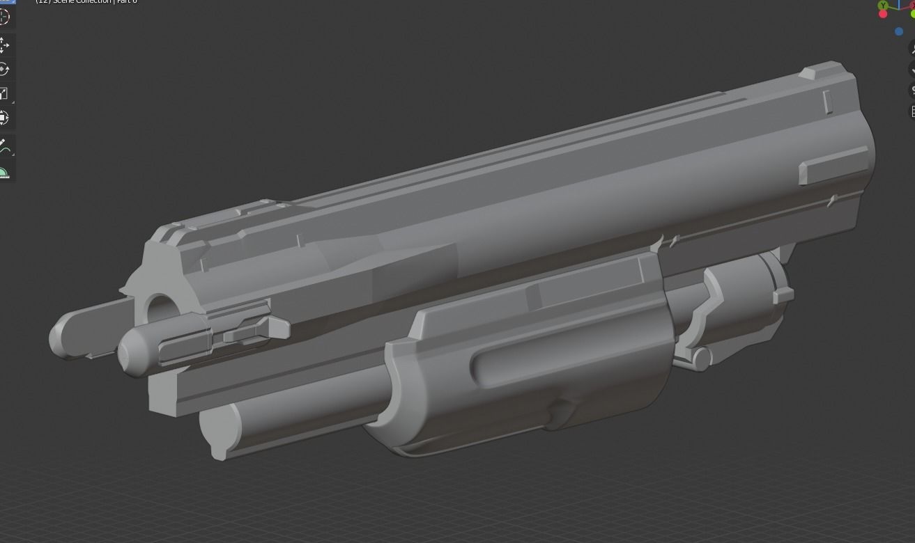 Doom Eternal Combat Shotgun 3D print model_33
