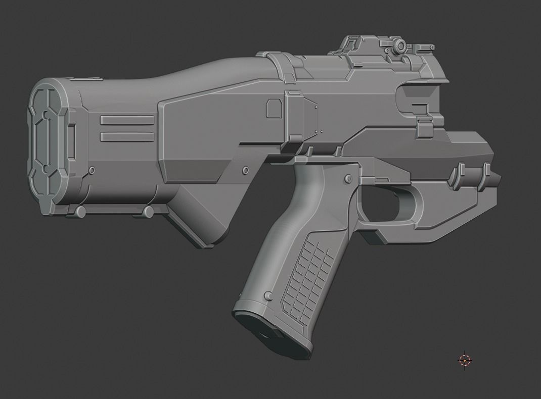 Doom Eternal Combat Shotgun 3D print model_16