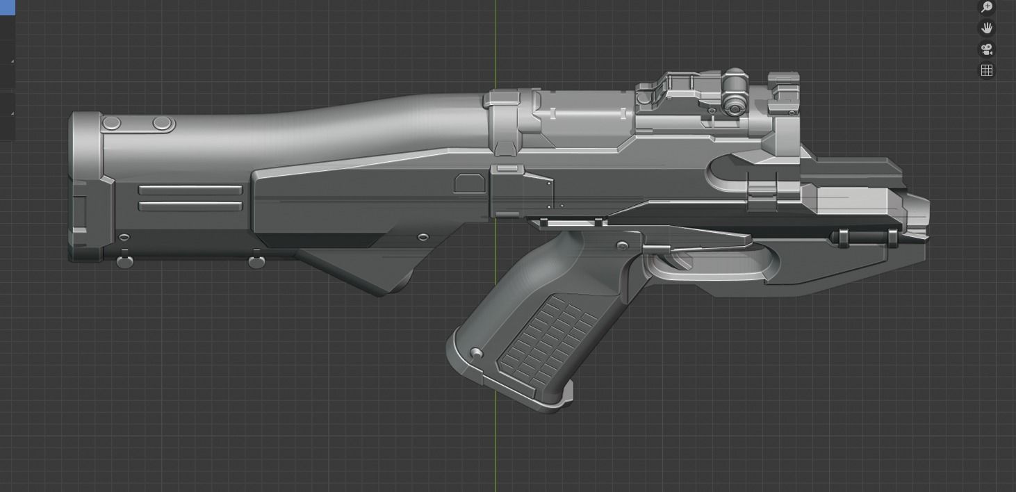Doom Eternal Combat Shotgun 3D print model_20