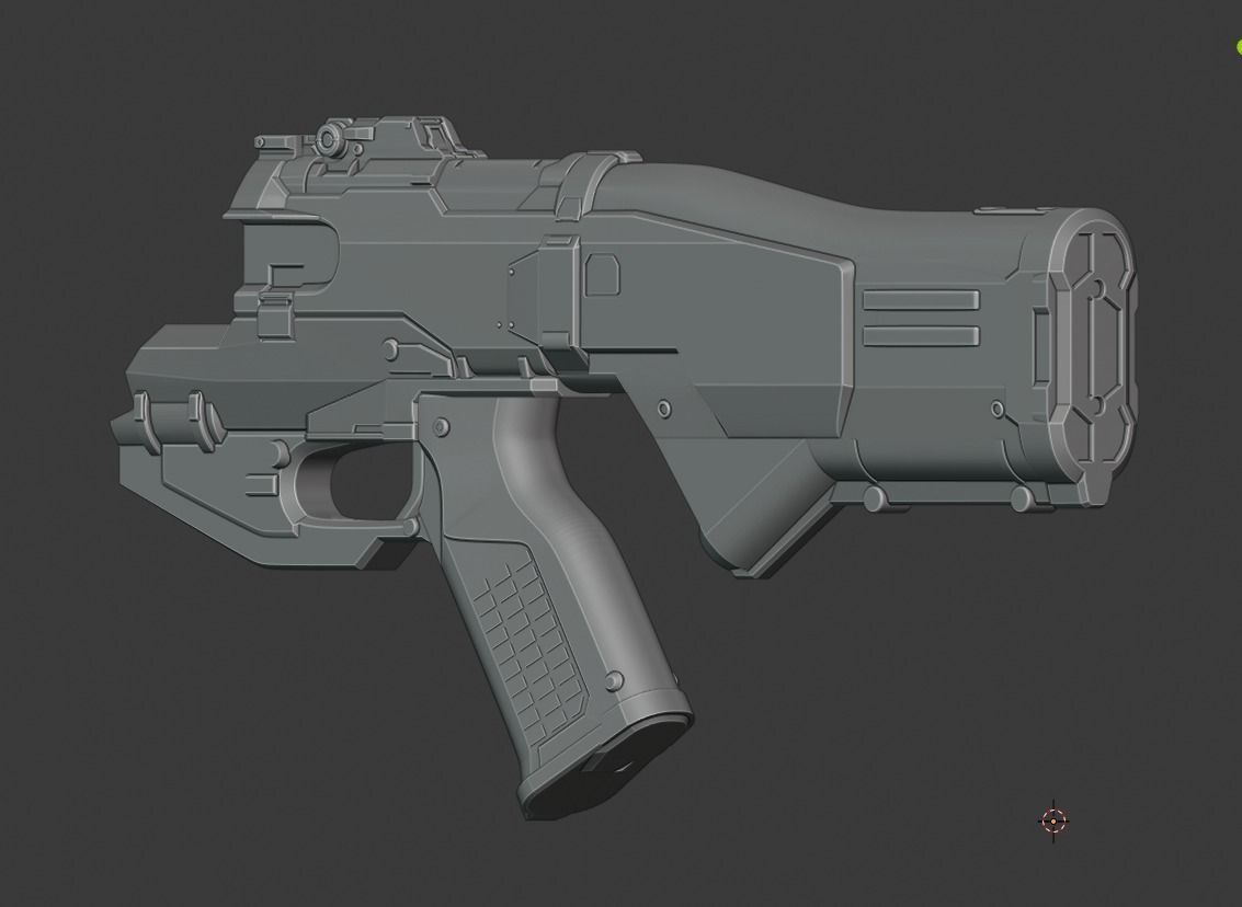Doom Eternal Combat Shotgun 3D print model_14