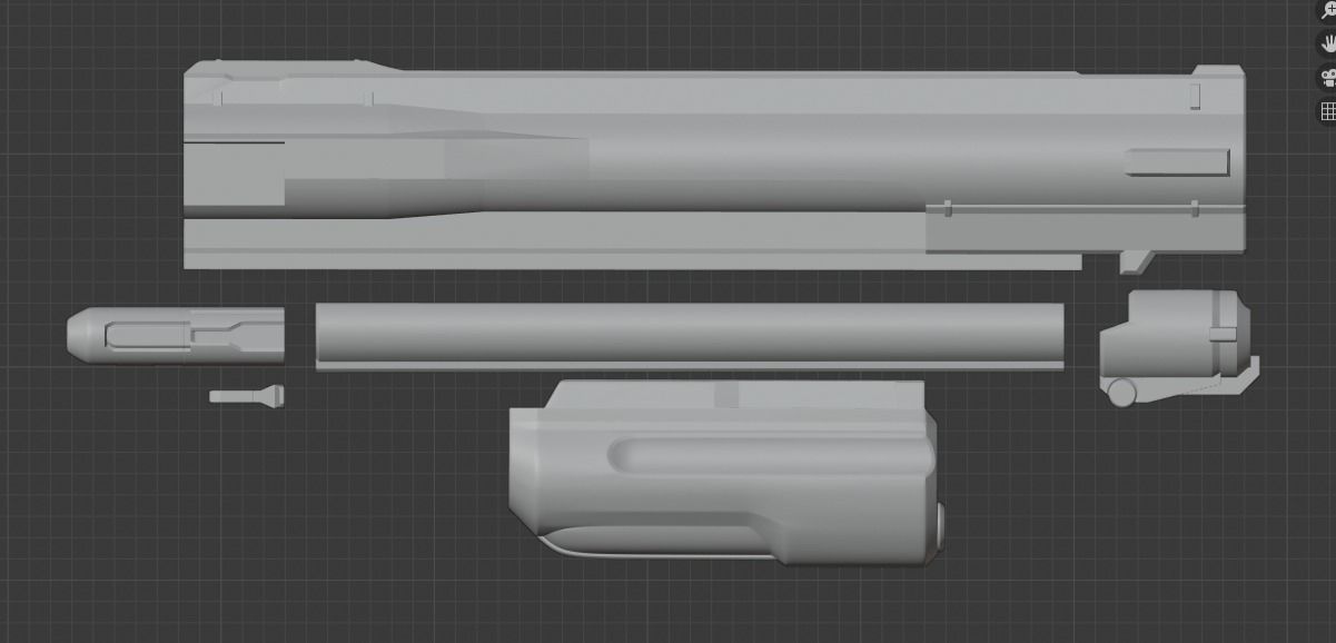 Doom Eternal Combat Shotgun 3D print model_35