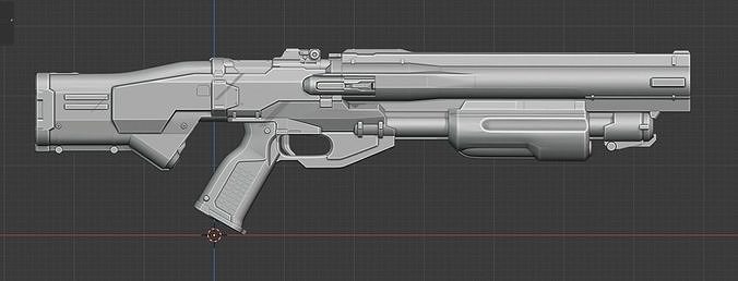 Doom Eternal Combat Shotgun 3D print model