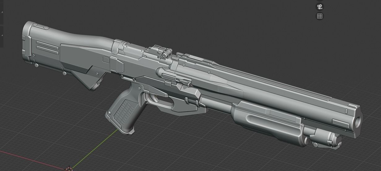 Doom Eternal Combat Shotgun 3D print model_6