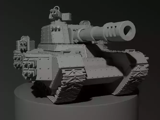 Tank miniature 3D print model