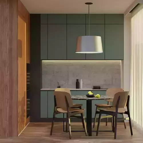 Low-poly modern interior 