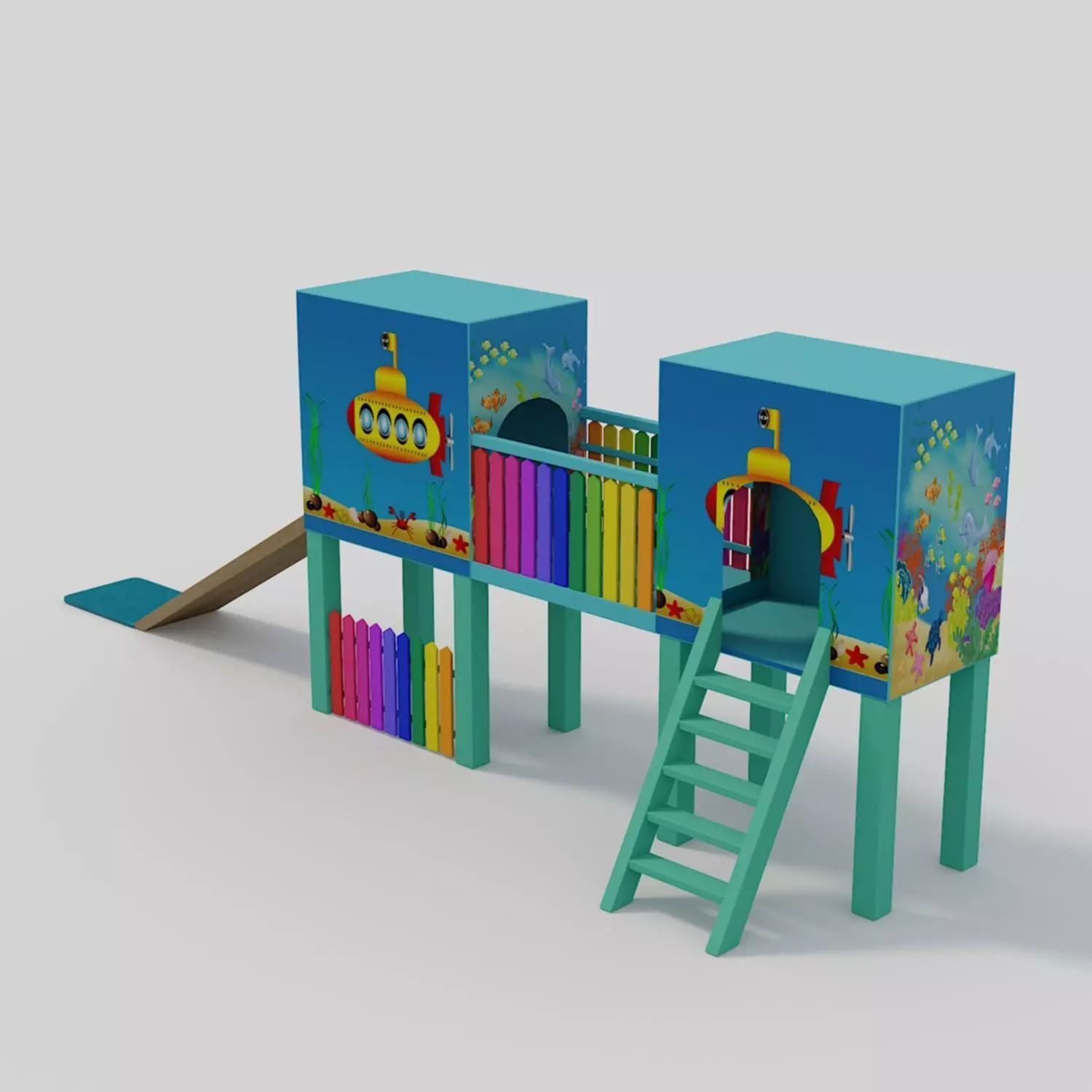 Slide for children 3D model_0