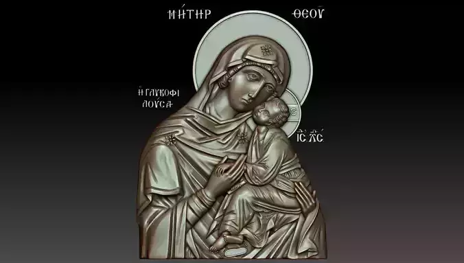 Panagia Glukofilousa 3D model