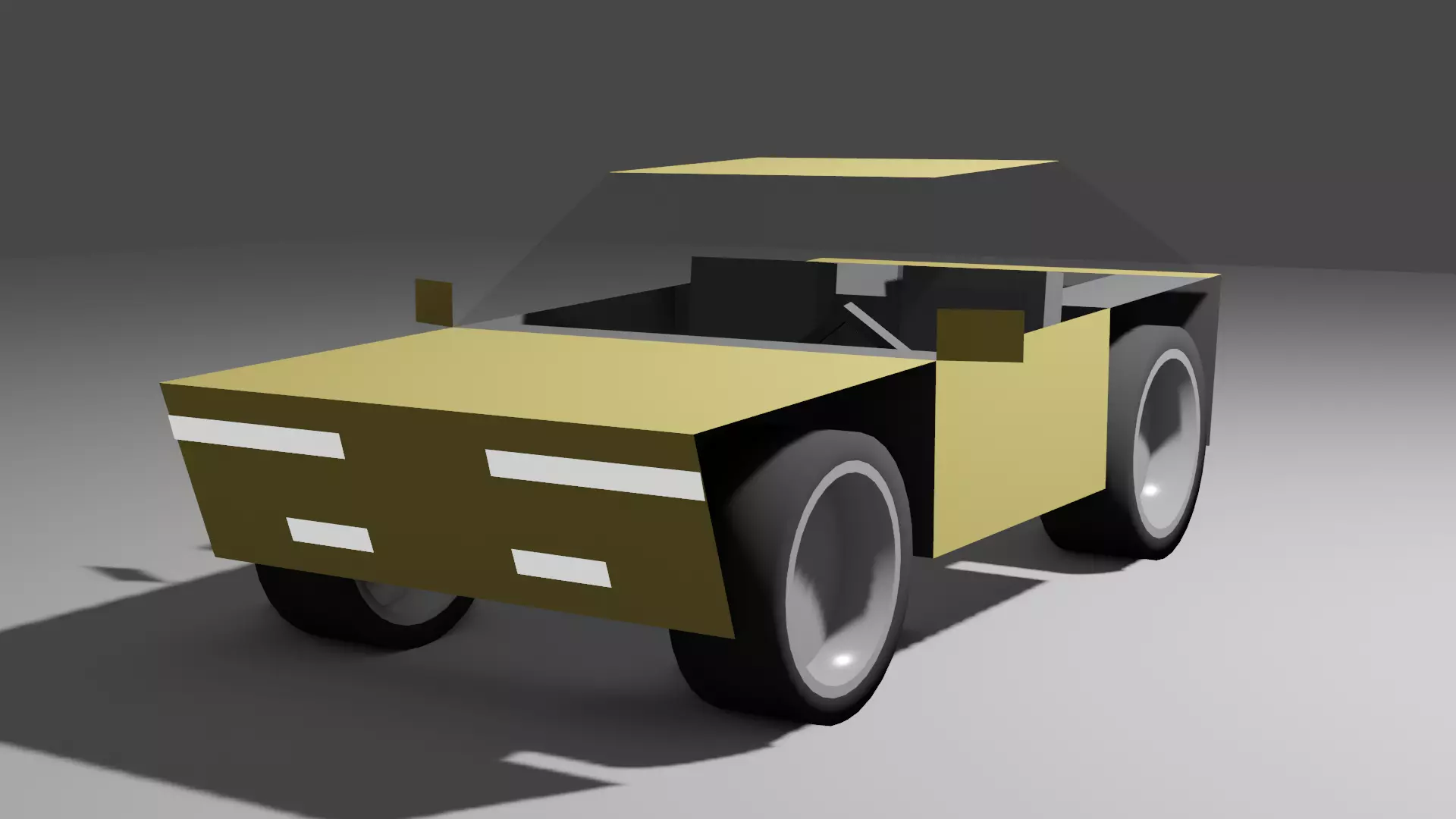 LowPoly Car Free low-poly 3D model