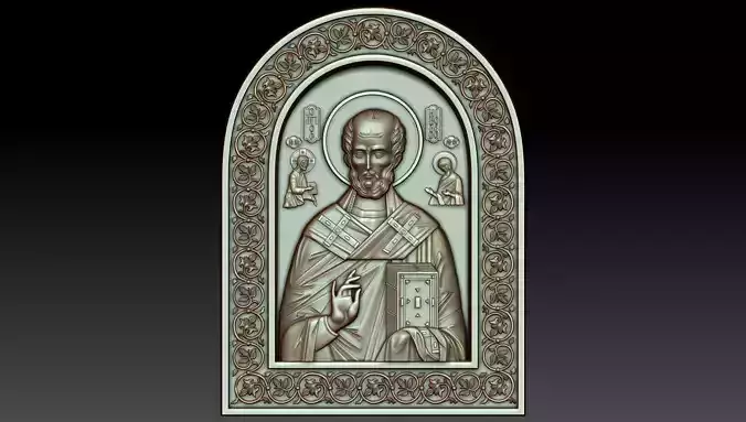 Saint Nicholas 3D model
