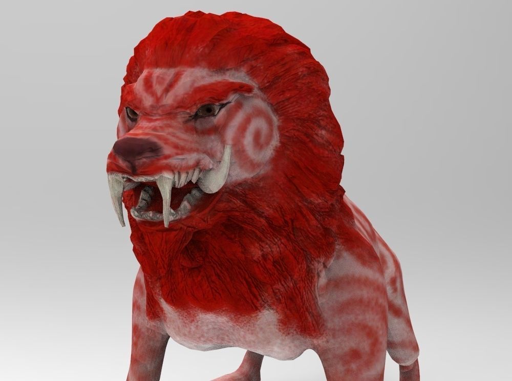 Kraisorn RajasriAnimal in Himmapan Jungle Low-poly 3D model_4