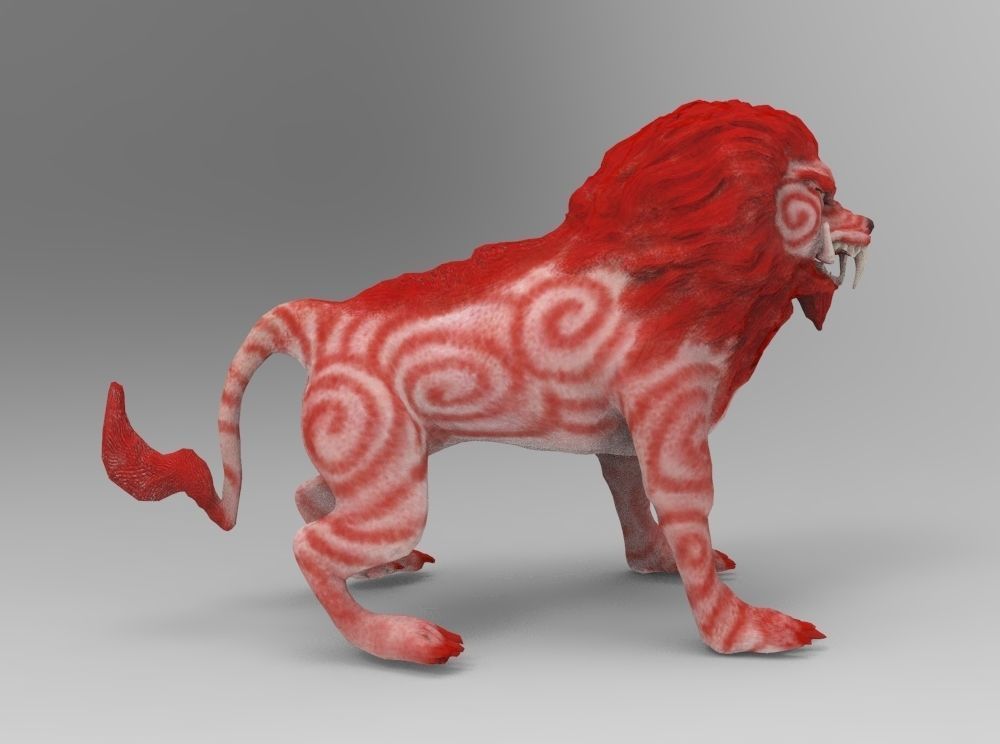 Kraisorn RajasriAnimal in Himmapan Jungle Low-poly 3D model_3