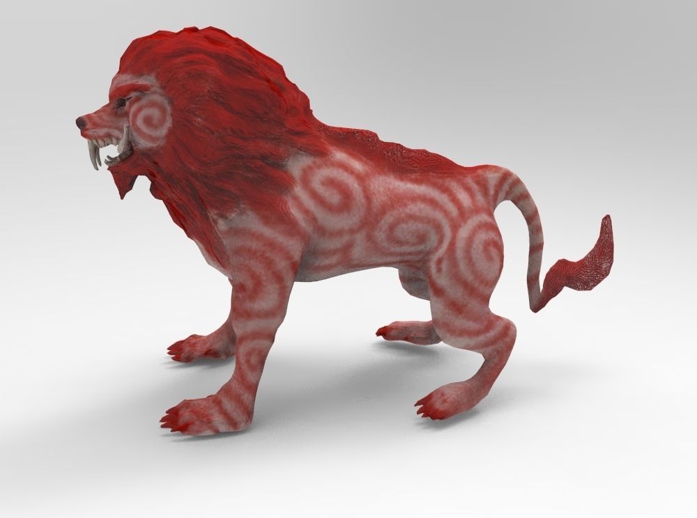 Kraisorn RajasriAnimal in Himmapan Jungle Low-poly 3D model_1