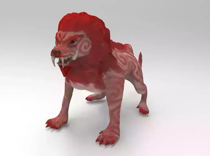 Kraisorn RajasriAnimal in Himmapan Jungle Low-poly 3D model