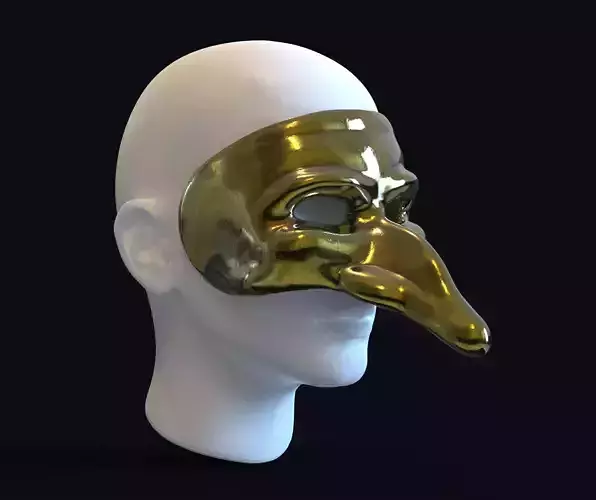 Venetian carnival mask 3D print model