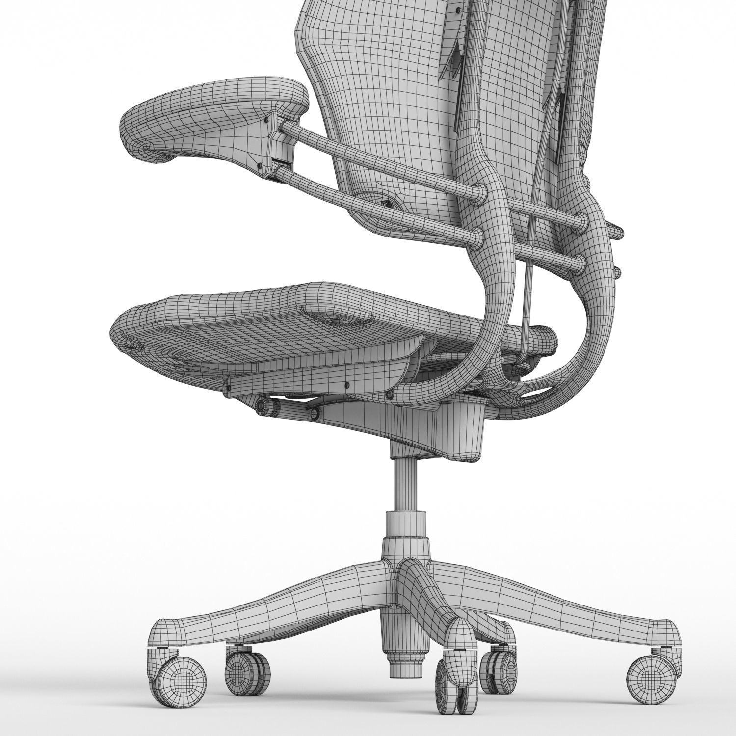 Humanscale Freedom Headrest Executive Chair 3D model_15