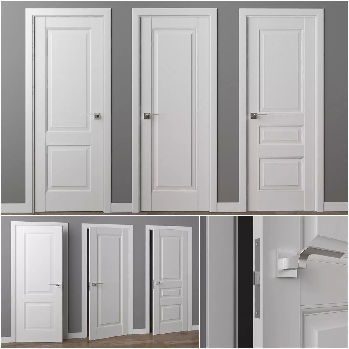 Doors Profil Doors U series part 3 3D model_0