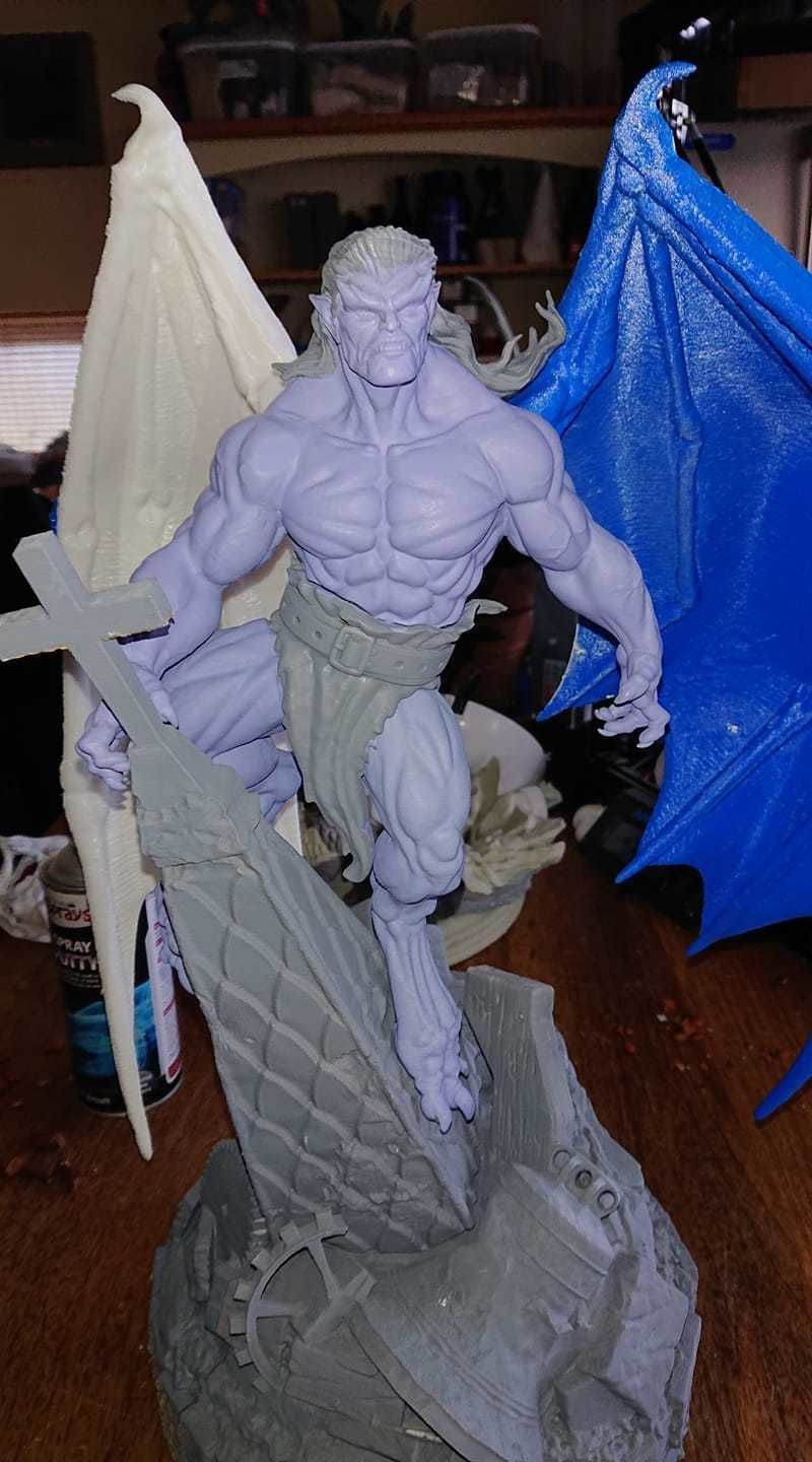 GOLIATH GARGOYLES FANART BY CREATIVE GEEK MB 3D print model_6