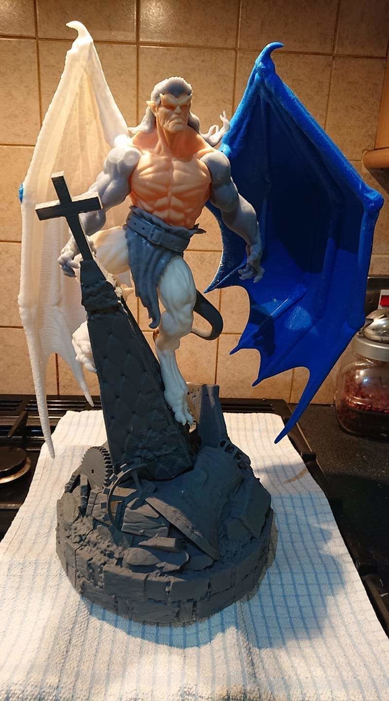 GOLIATH GARGOYLES FANART BY CREATIVE GEEK MB 3D print model_7