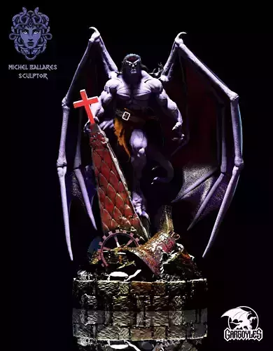 GOLIATH GARGOYLES FANART BY CREATIVE GEEK MB 3D print model