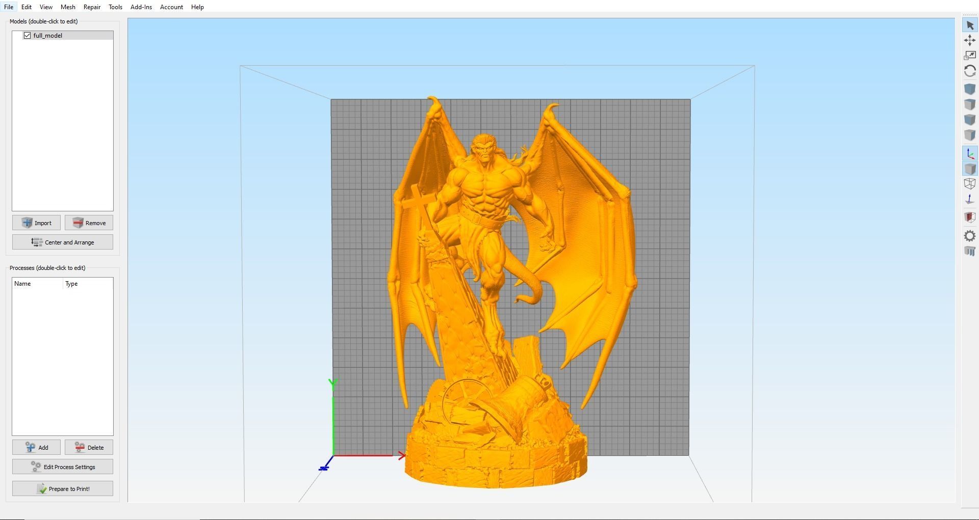 GOLIATH GARGOYLES FANART BY CREATIVE GEEK MB 3D print model_10