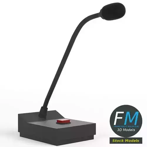 Intercom microphone