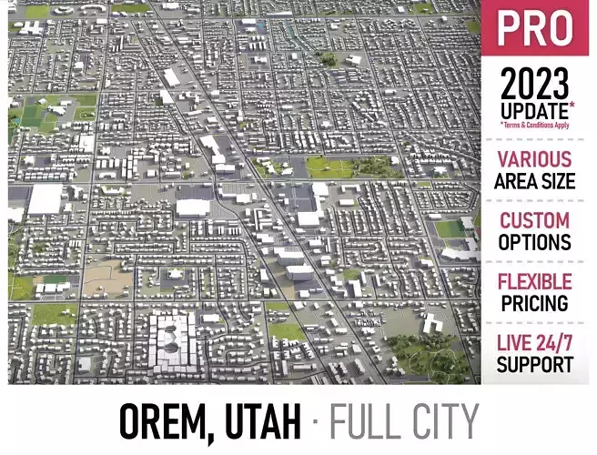 Orem - 3D City Model