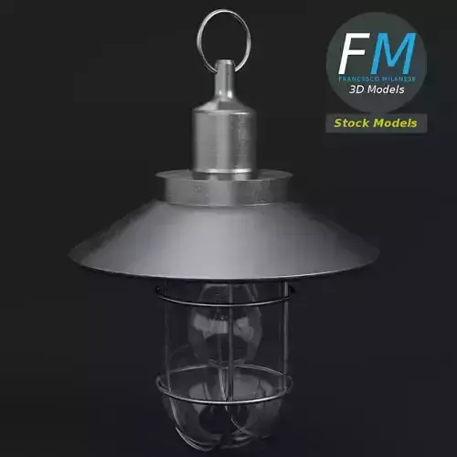 Hanging bulkhead lamp